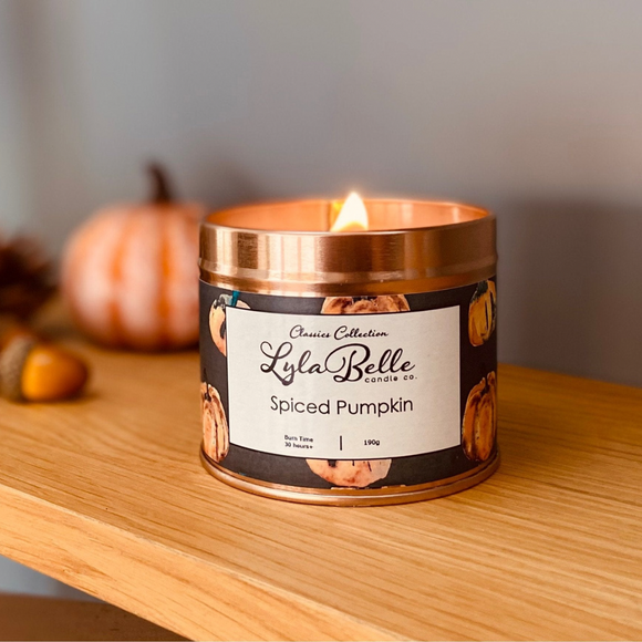 Spiced Pumpkin Tin Candle